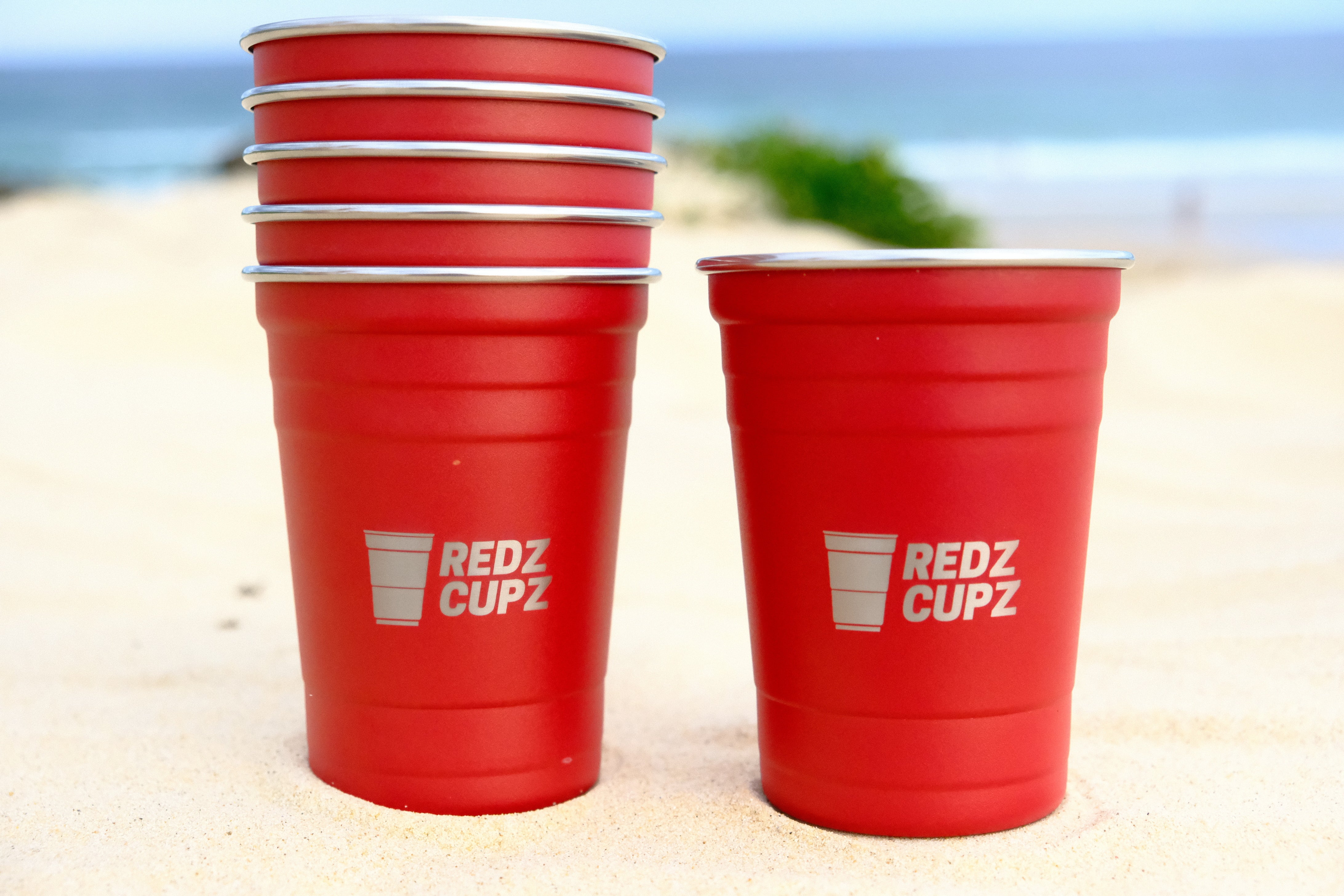 Redz Cupz Pack - Powder Coat Red